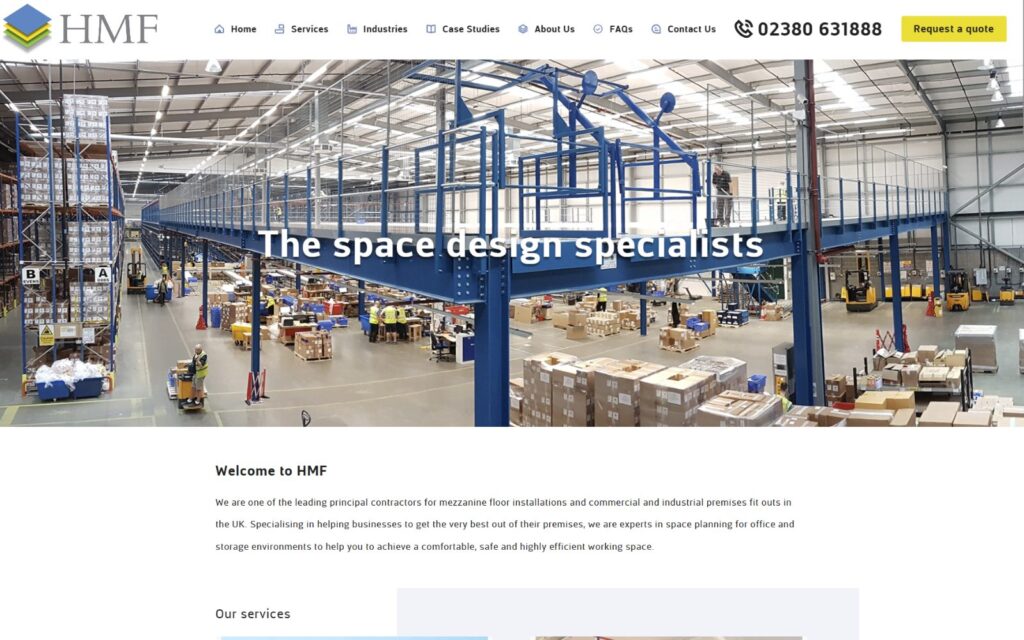 The new HMF website.